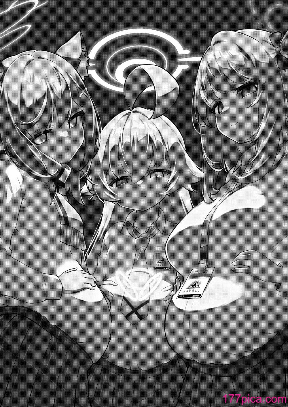 [桐たん舗 (桐光)] アビドス少子化対策委員会 (ブルーアーカイブ) [DL版][100P]-第1章-图片3
